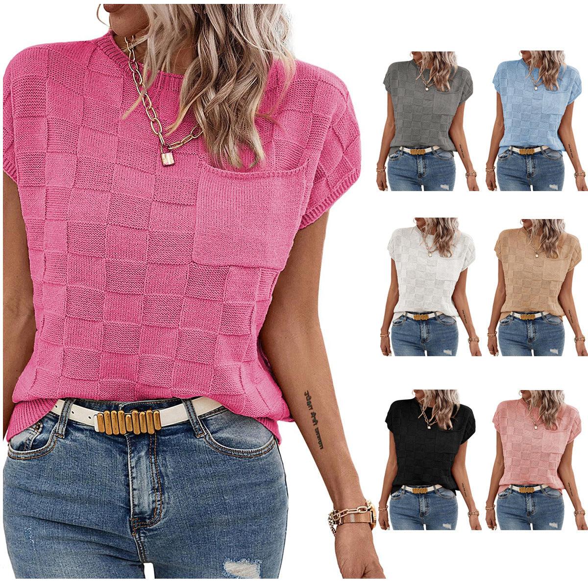 Fashionable Knitted Casual Women's Top - Elite Essence Store