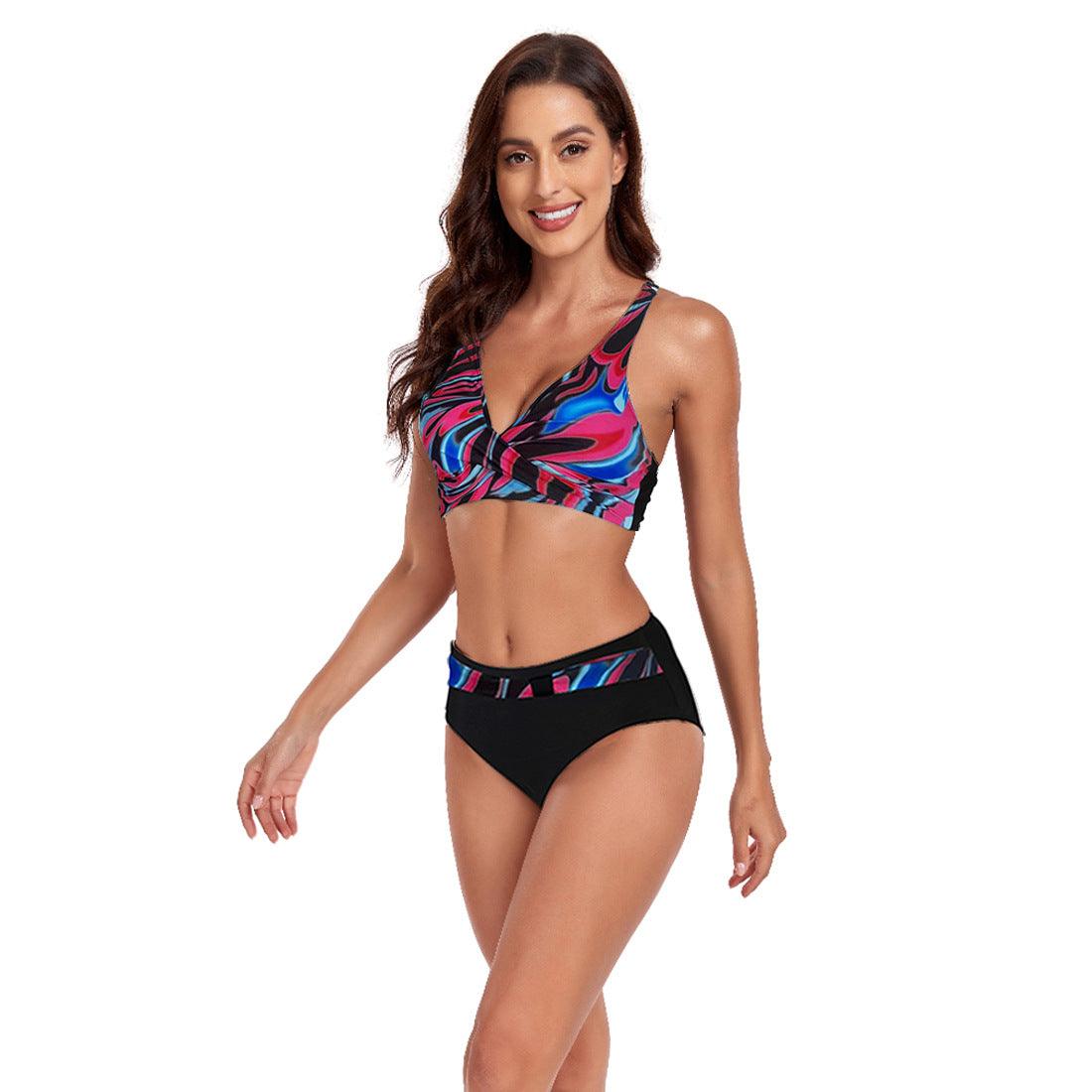 New Split Swimsuit Lady Sexy Halter Bikini Swimsuit - Elite Essence Store