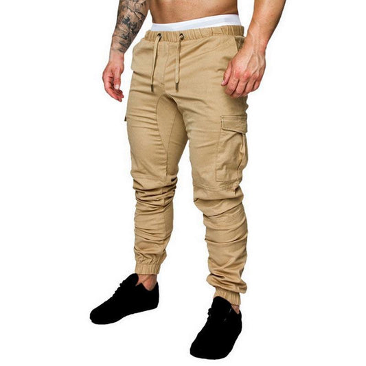 Men's Long Jogging Multi-pocket Trousers - Elite Essence Store