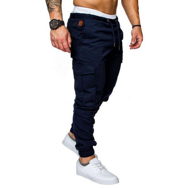 Men's Long Jogging Multi-pocket Trousers - Elite Essence Store