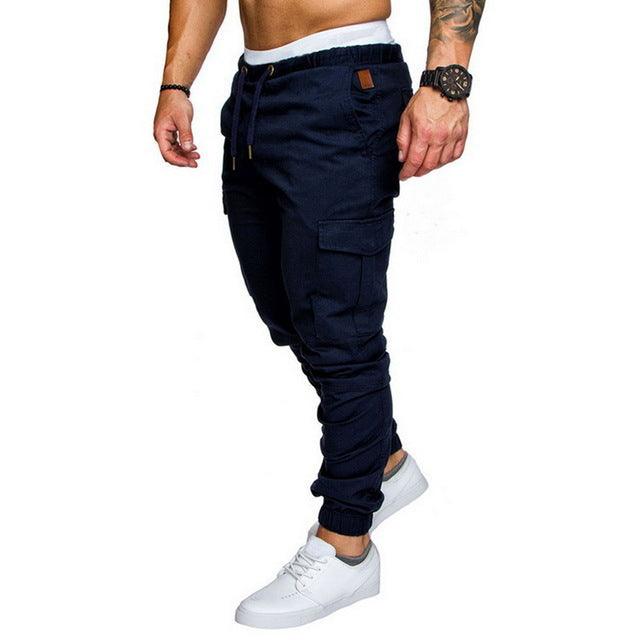 Men's Long Jogging Multi-pocket Trousers - Elite Essence Store