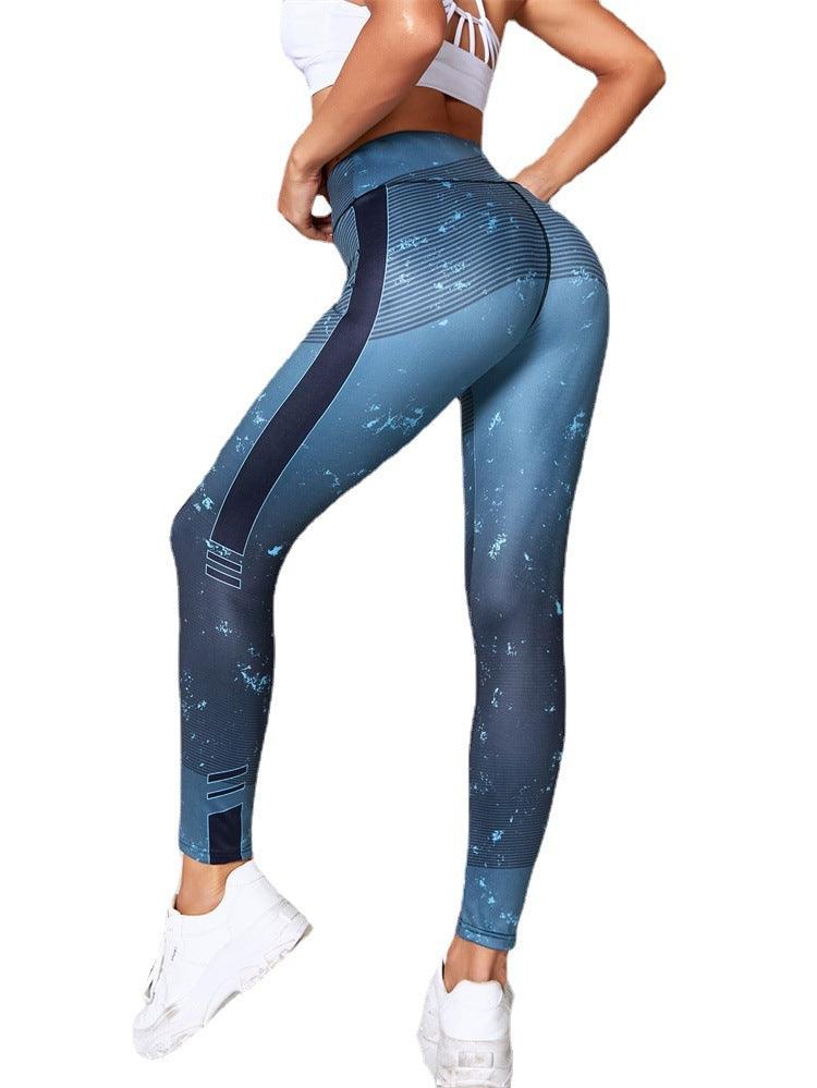 Running Workout Elastic Plus Size Yoga Leggings - Elite Essence Store