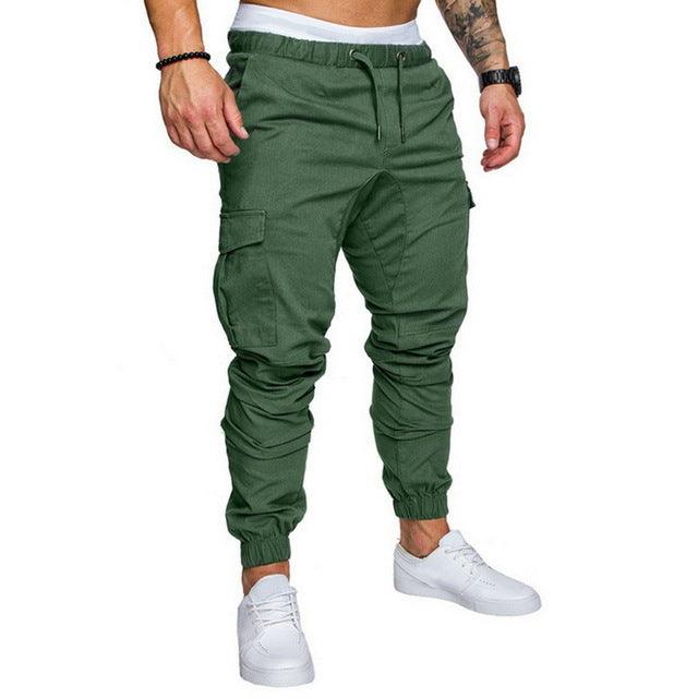 Men's Long Jogging Multi-pocket Trousers - Elite Essence Store