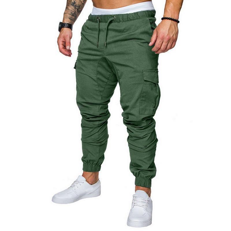 Men's Long Jogging Multi-pocket Trousers - Elite Essence Store