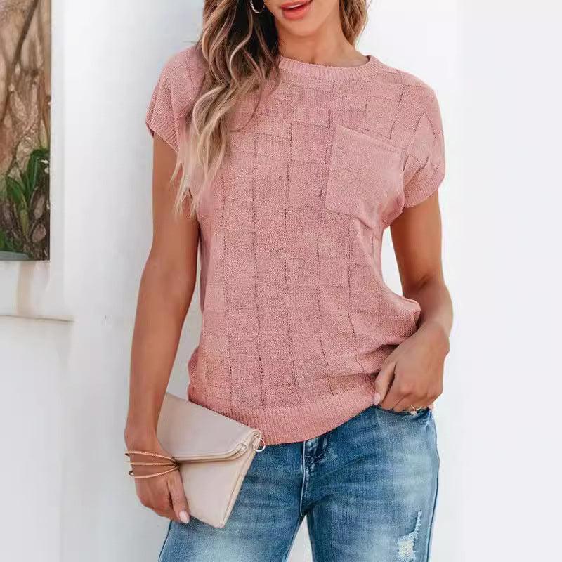 Fashionable Knitted Casual Women's Top - Elite Essence Store