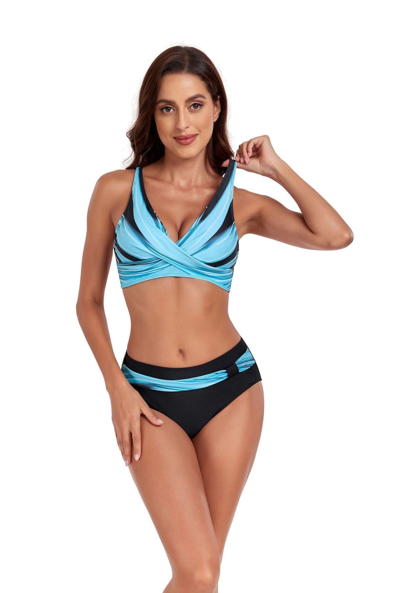 New Split Swimsuit Lady Sexy Halter Bikini Swimsuit - Elite Essence Store