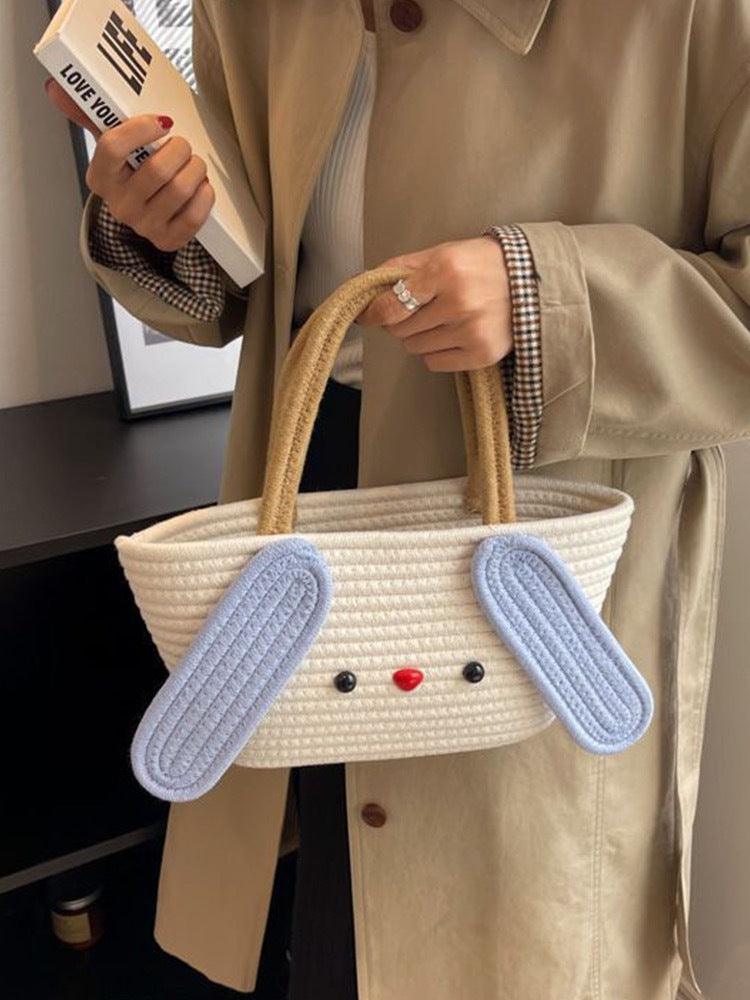 Handbag Cartoon Hand-carrying Knitting - Elite Essence Store