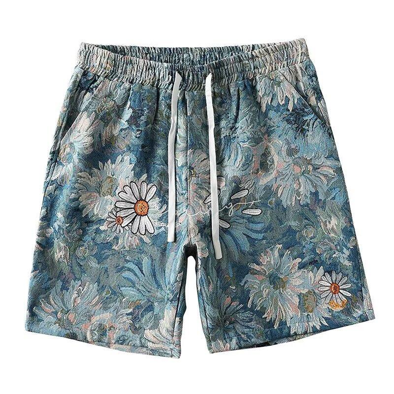 American Retro Shorts Men's Summer Japanese Ins Beach Pants - Elite Essence Store