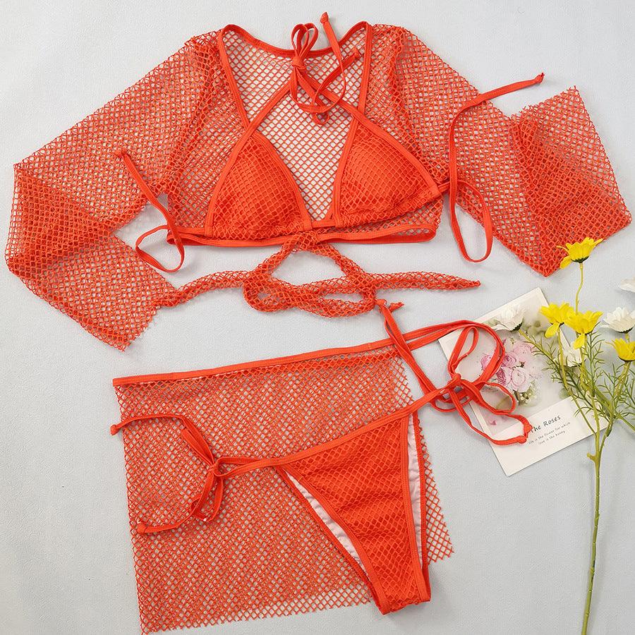 Women's Mesh Four-piece Bikini - Elite Essence Store