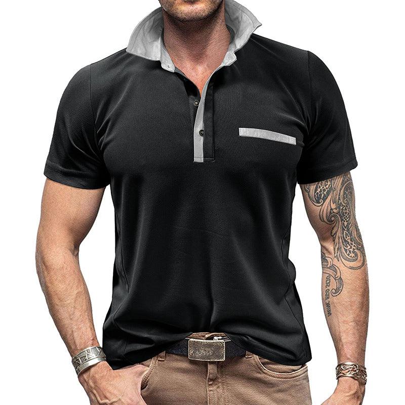 European And American Men's Double-door Top - Elite Essence Store