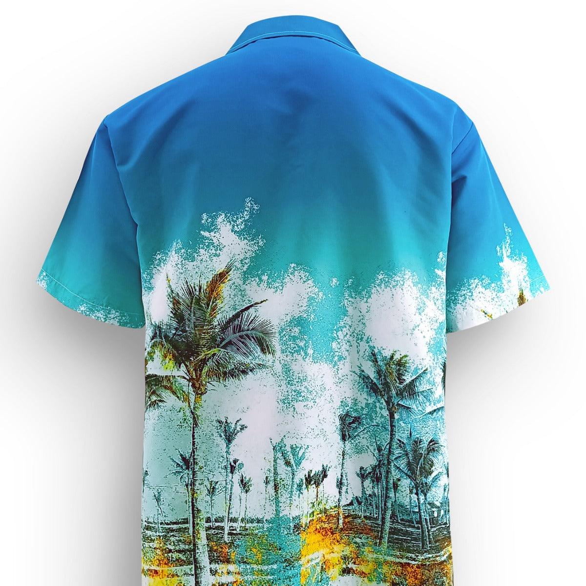 Hawaiian Shirt Men's Coconut Print Loose - Elite Essence Store