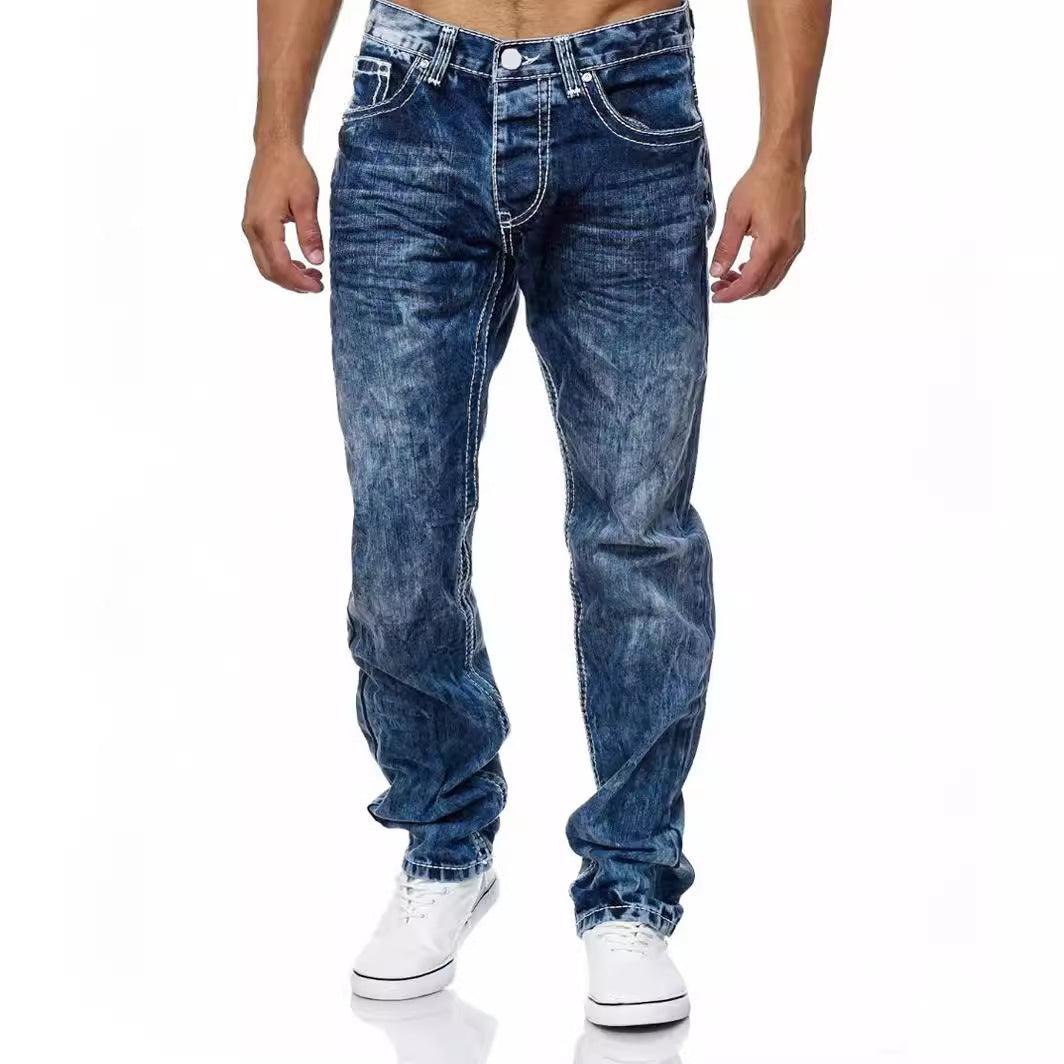 European And American Straight Men's Jeans - Elite Essence Store