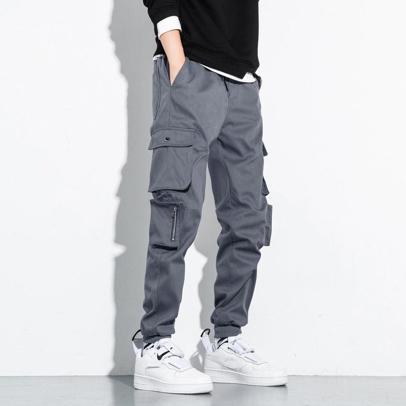 Men's Straight Cargo Pants Thin - Elite Essence Store