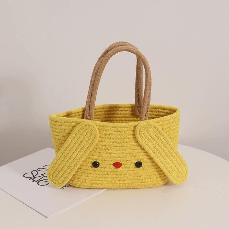 Handbag Cartoon Hand-carrying Knitting - Elite Essence Store