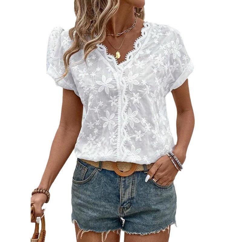 Women's Fashion Solid Color Shirt - Elite Essence Store