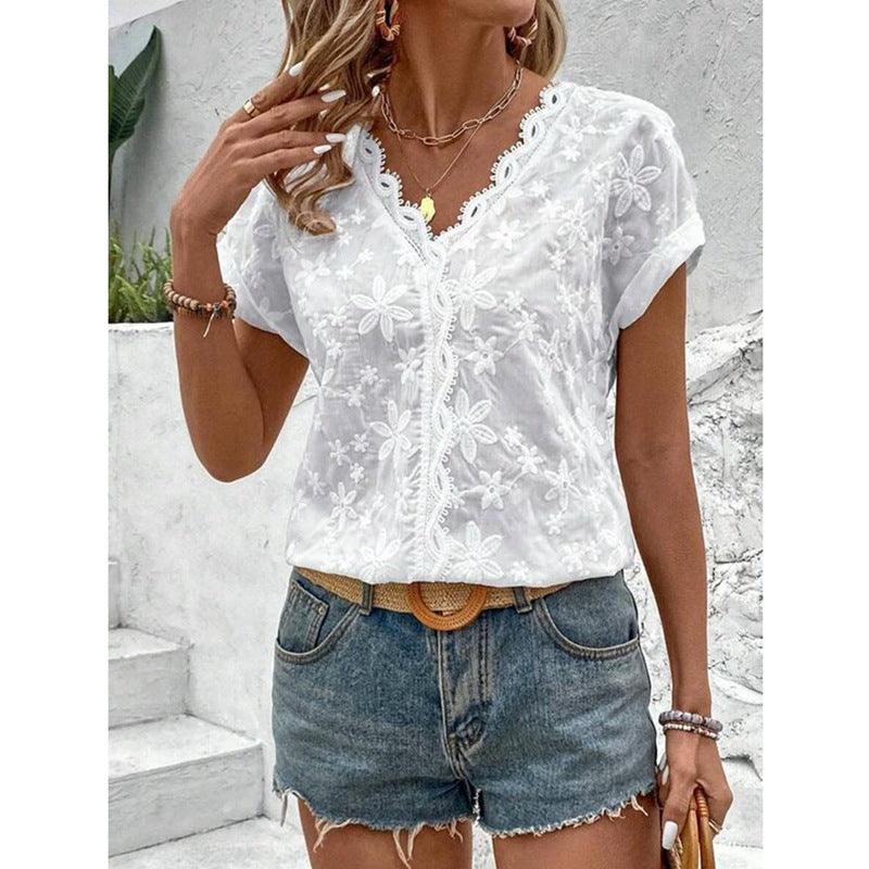 Women's Fashion Solid Color Shirt - Elite Essence Store