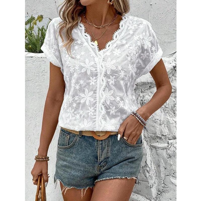 Women's Fashion Solid Color Shirt - Elite Essence Store