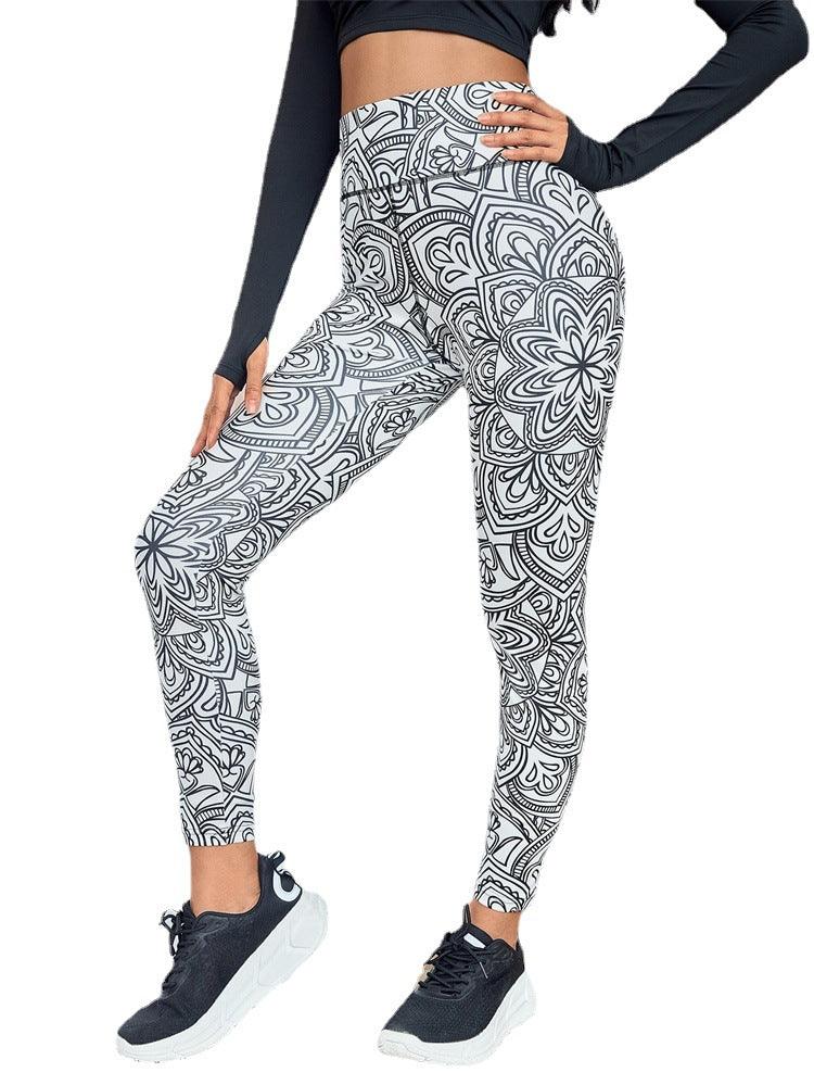 Running Workout Elastic Plus Size Yoga Leggings - Elite Essence Store