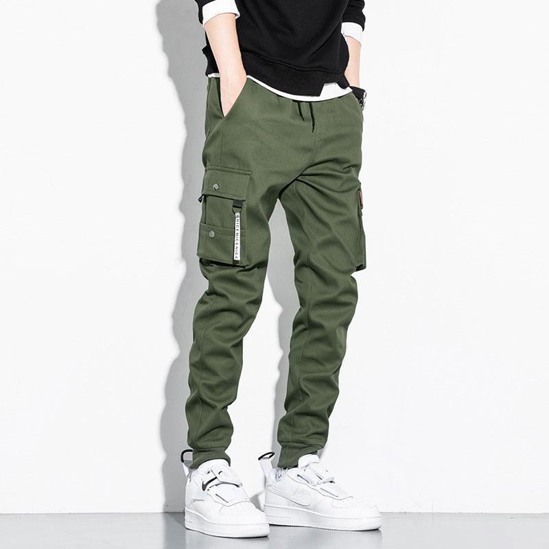 Men's Straight Cargo Pants Thin - Elite Essence Store