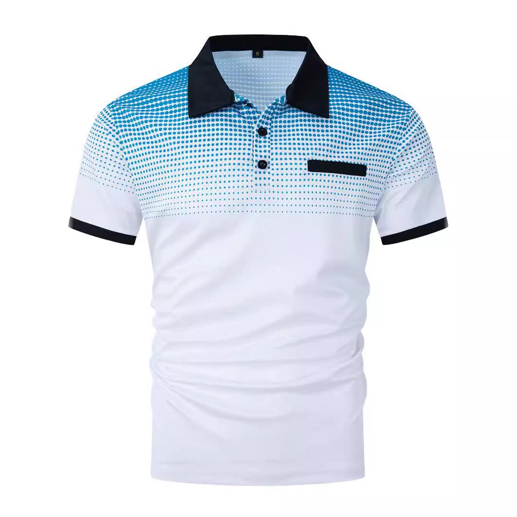 Short Sleeve Men's Sports Polo Shirt - Elite Essence Store