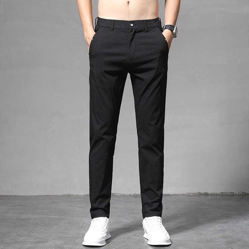 Summer Thin Slim Straight Pants Men's Korean Style - Elite Essence Store