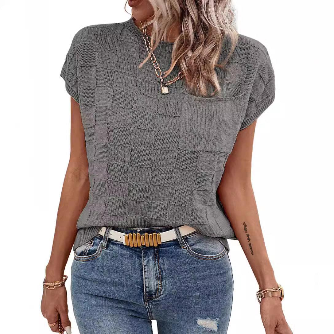 Fashionable Knitted Casual Women's Top - Elite Essence Store