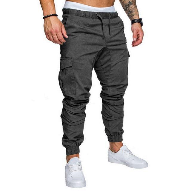 Men's Long Jogging Multi-pocket Trousers - Elite Essence Store