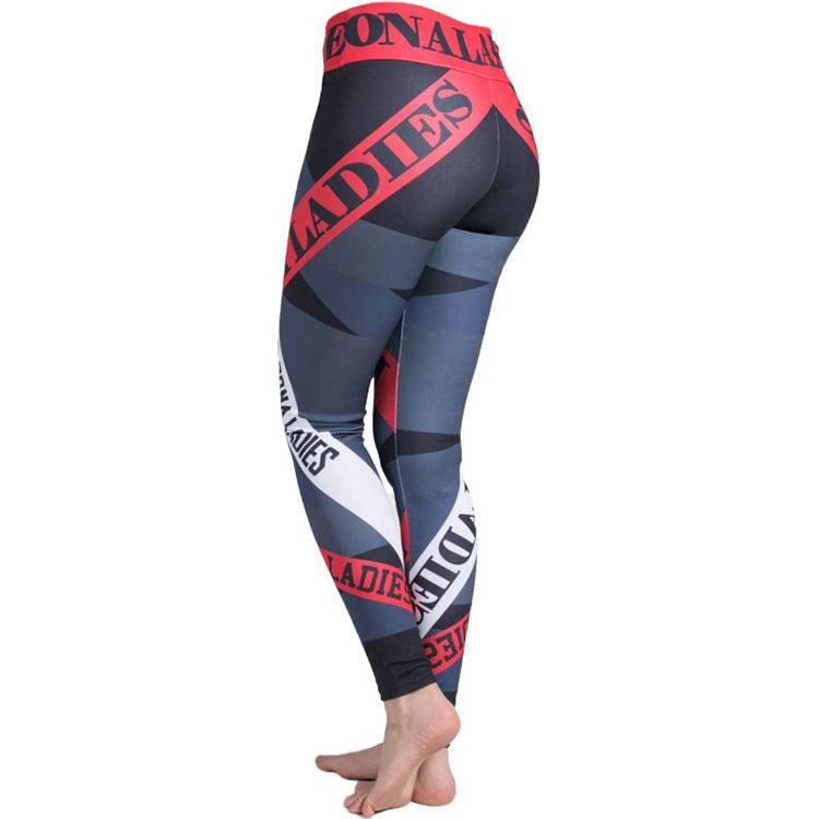 Digital Print Tight Exercise Yoga Pants - Elite Essence Store