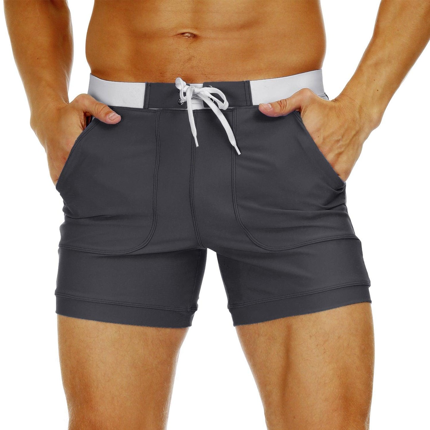 Men's Swimsuit Sexy Boxer Swim Shorts - Elite Essence Store