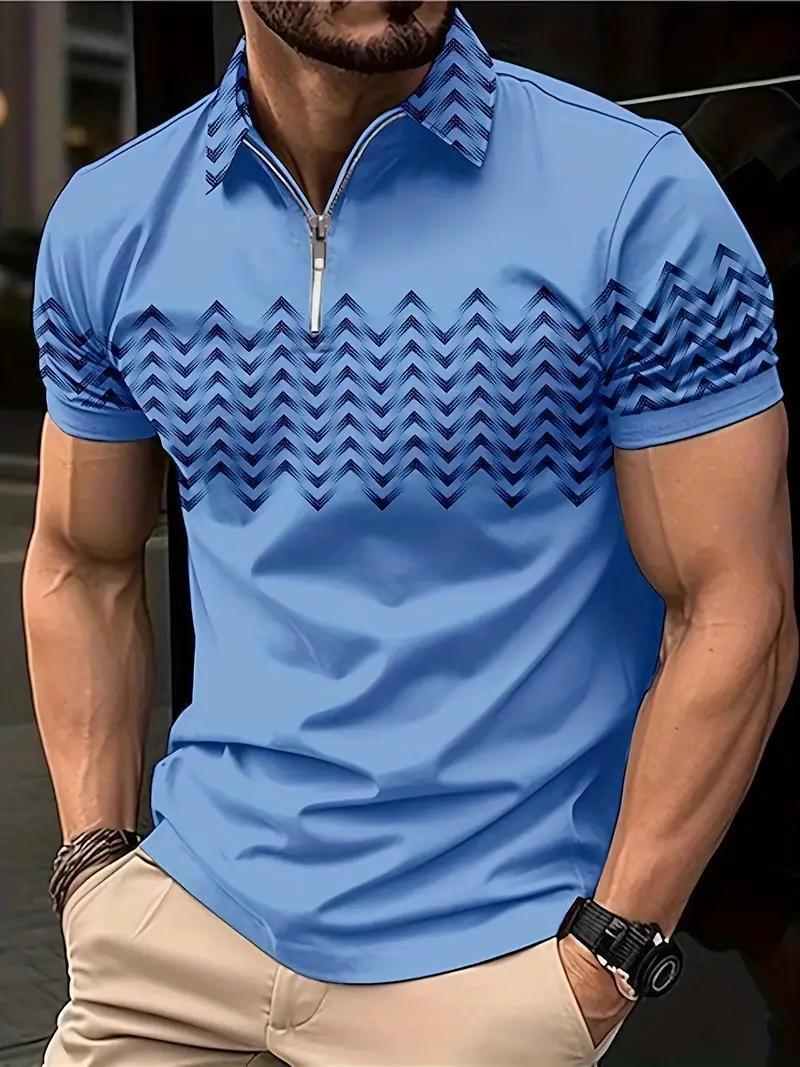 Printed Golf Shirt For Men - Elite Essence Store