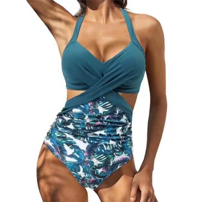 Multicolor Split Bikini Ladies Swimwear - Elite Essence Store