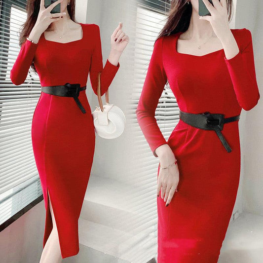 Women's Temperament Slim Package Hip Dresses - Elite Essence Store