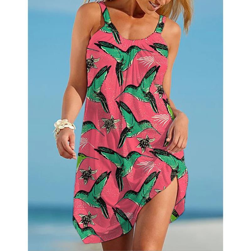 Women's Underwater World Turtle Beach Sling Dress - Elite Essence Store