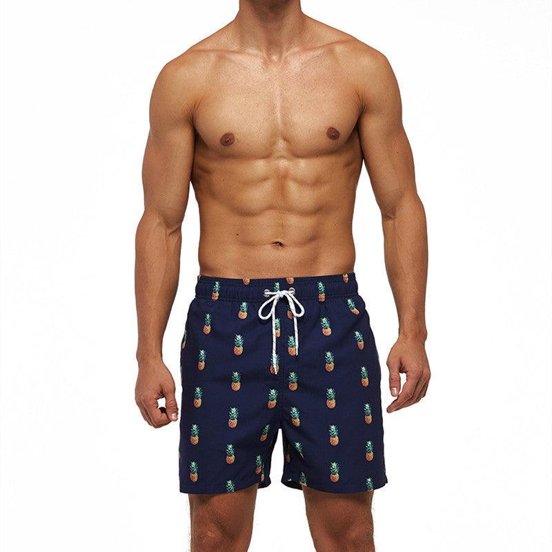 Men's Fashion Casual Loose Print Beach Shorts - Elite Essence Store