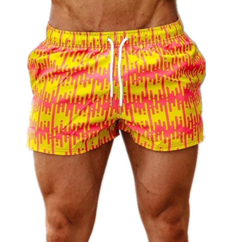 Summer Beach Pants Men's Loose Quick Dry Boxer Trunks Five Points Large Size - Elite Essence Store