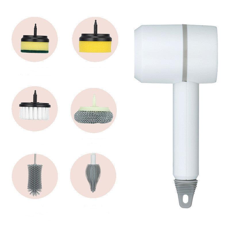 Electric Cleaning Brush Dishwashing Brush Automatic Wireless USB Rechargeable Professional Kitchen Bathtub Tile Cleaning Brushes - Elite Essence Store