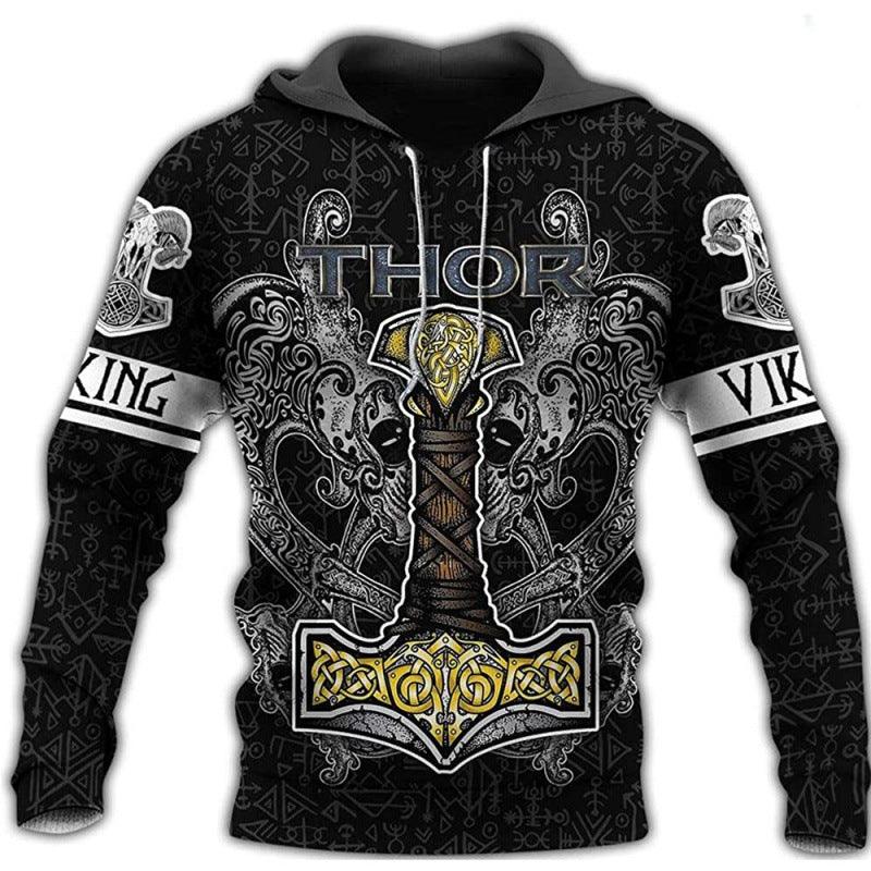 Viking Tattoo Anime Game Sweater - Elite Essence Store