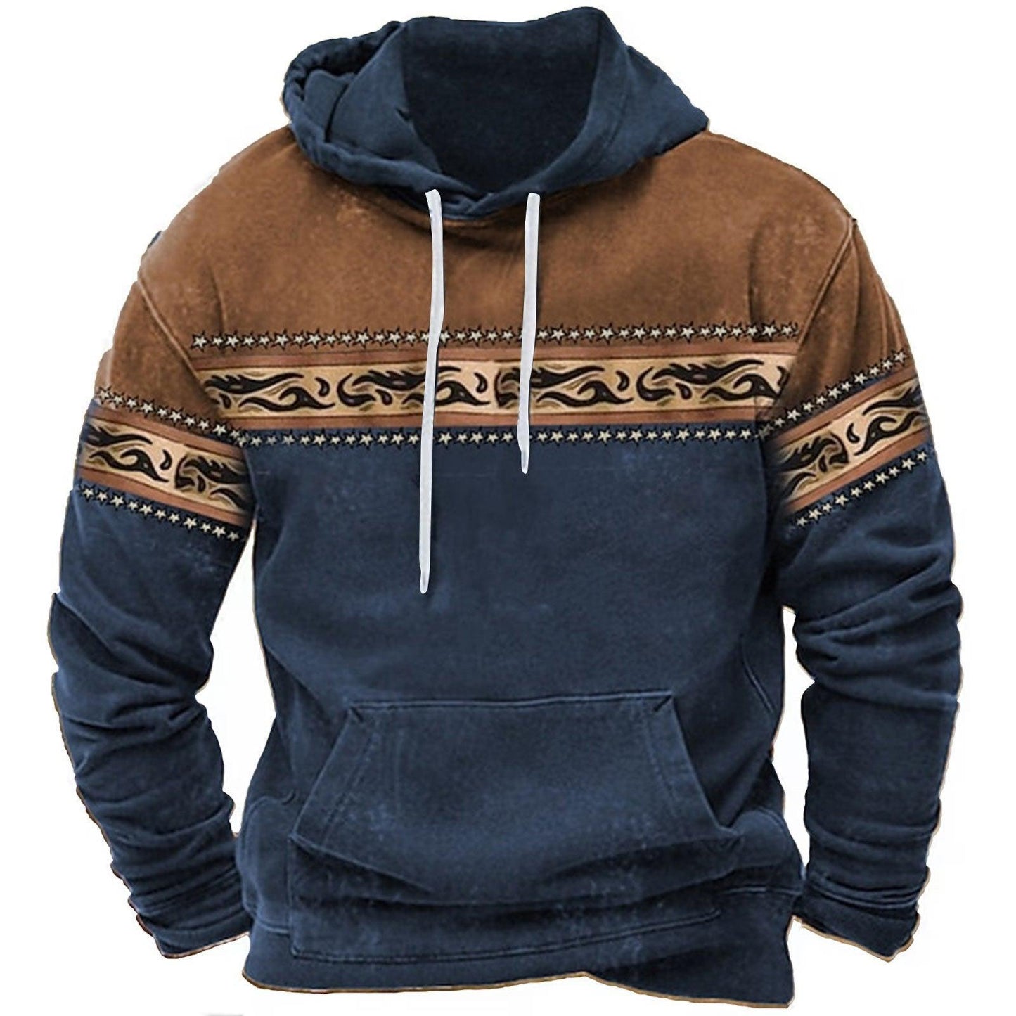 Men's Totem Plus Size 3D Printed Hoodie - Elite Essence Store