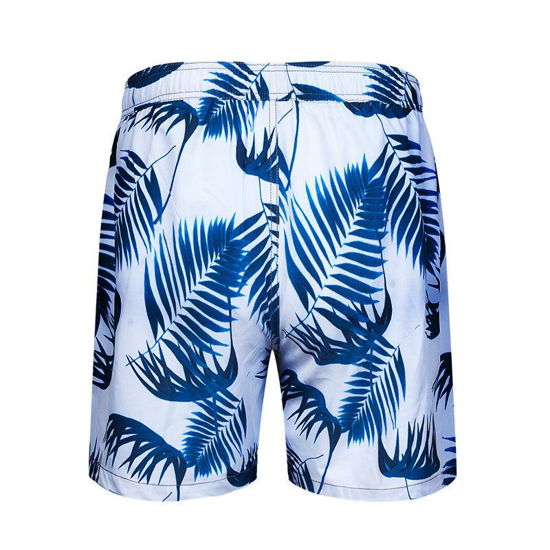Men's Quick-drying Beach Pants Four-point Swimming Trunks Oversized Casual Shorts Beach Pants - Elite Essence Store