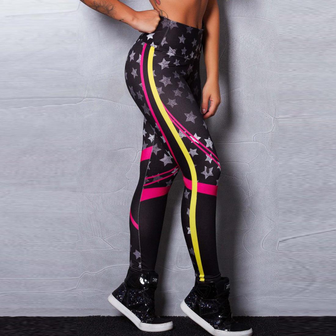 Women's Printed Sports Yoga Pants - Elite Essence Store