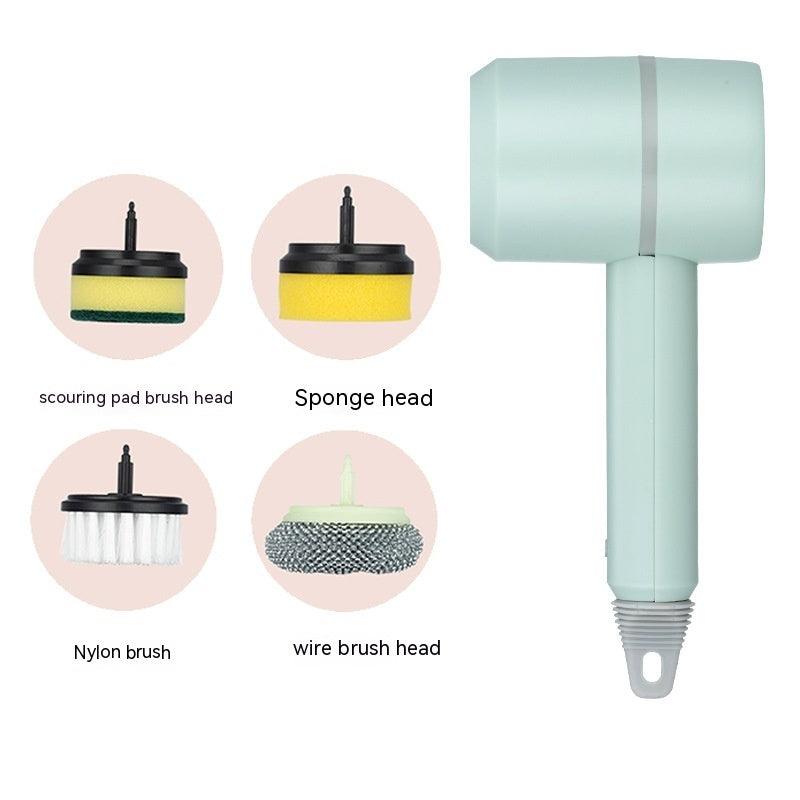 Electric Cleaning Brush Dishwashing Brush Automatic Wireless USB Rechargeable Professional Kitchen Bathtub Tile Cleaning Brushes - Elite Essence Store