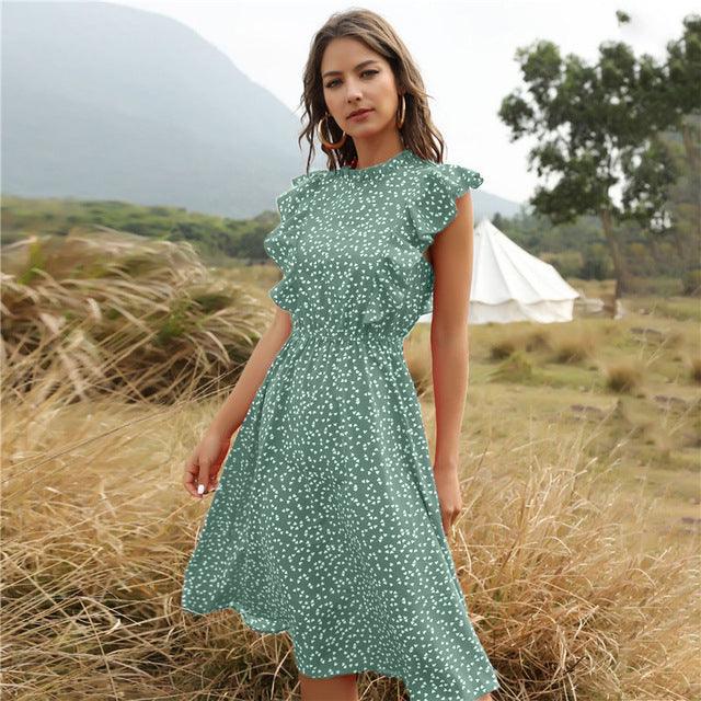 WoMeN SuMMer CHiffoN LoNG Dress Maxi Dresses - Elite Essence Store