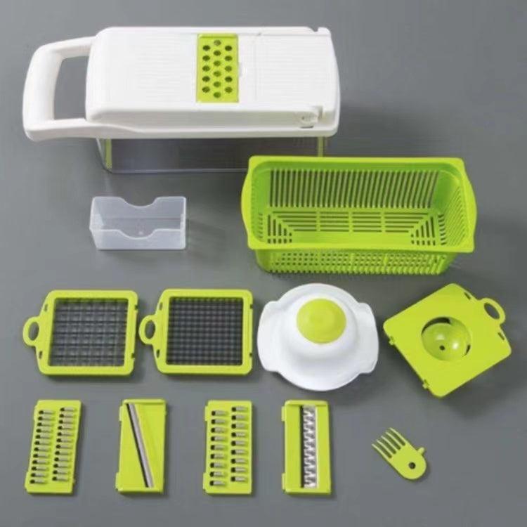 12 In 1 Manual Vegetable Chopper Kitchen Gadgets Food Chopper Onion Cutter Vegetable Slicer - Elite Essence Store