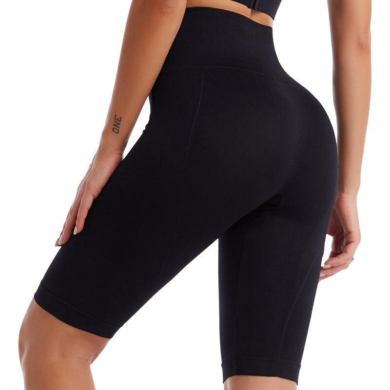 Seamless Hip Lift Tight Sports Breathable Quick Drying Three Point Pants - Elite Essence Store