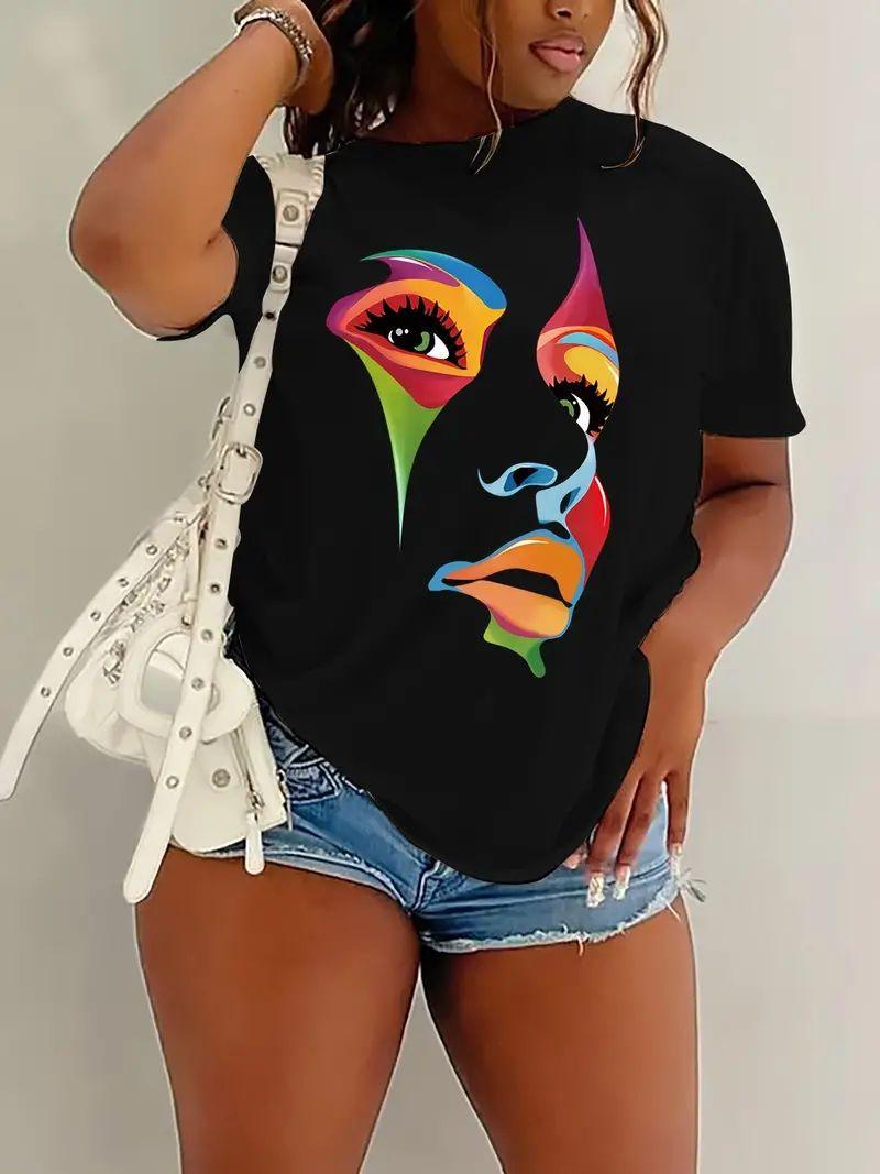 Black Girl Printed Short-sleeved T-shirt - Elite Essence Store