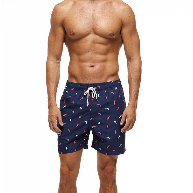 Men's Fashion Casual Loose Print Beach Shorts - Elite Essence Store