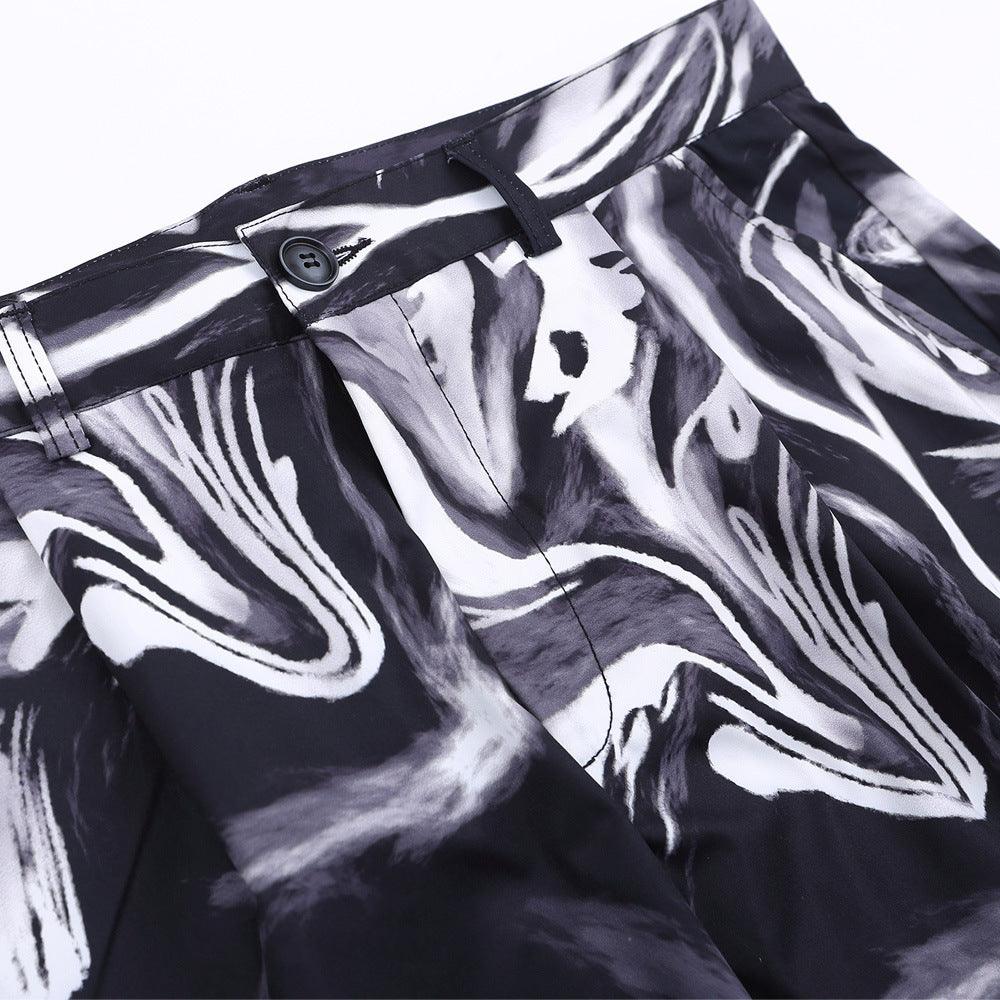 Tie Dye Pants Men's Loose Street Straight - Elite Essence Store