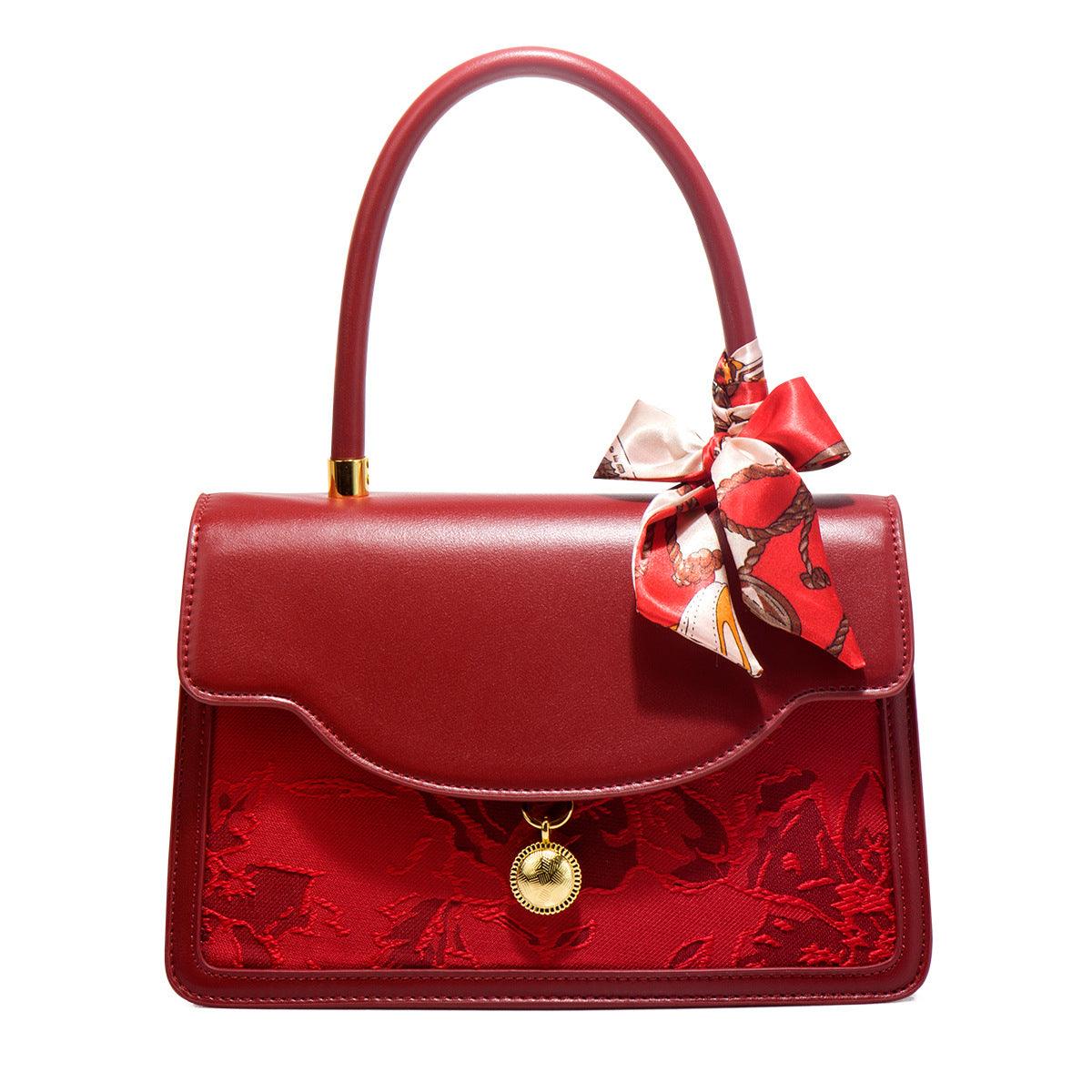 Red Wedding Bag Bridal Bag Women's New Large Capacity - Elite Essence Store