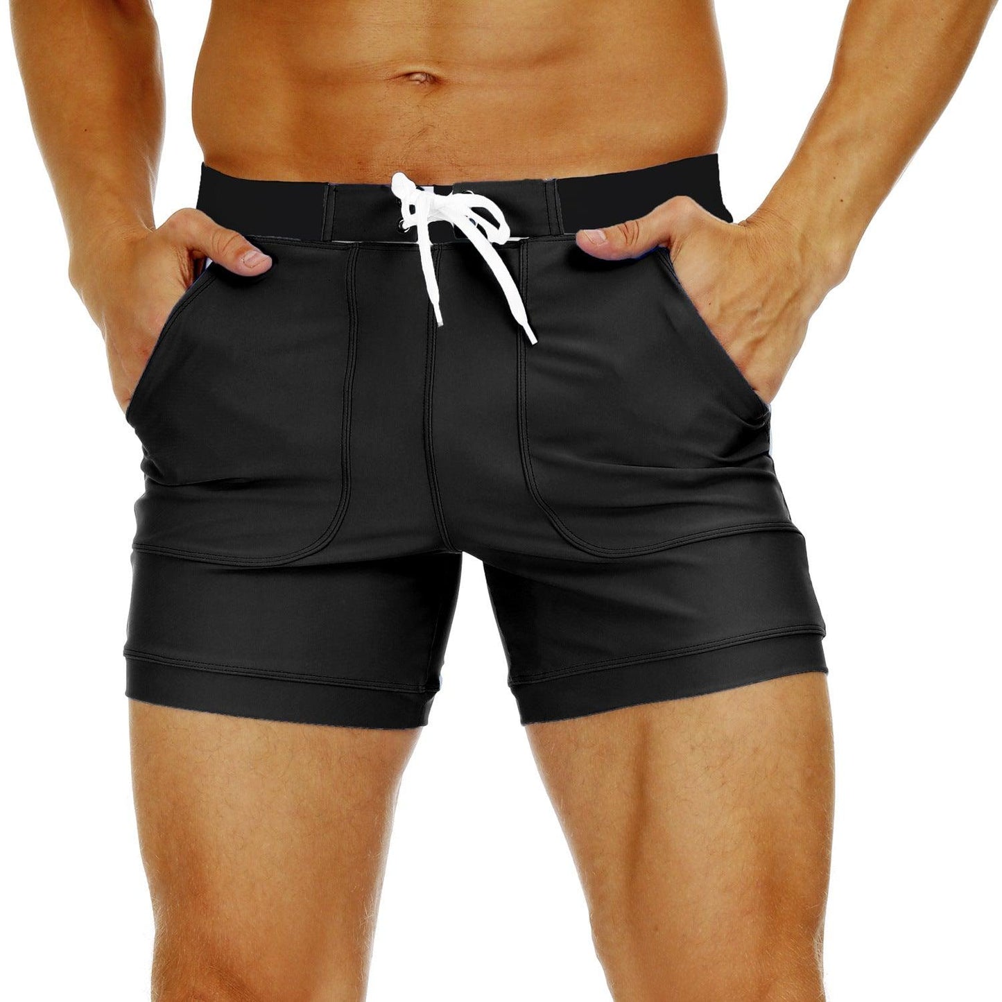 Men's Swimsuit Sexy Boxer Swim Shorts - Elite Essence Store