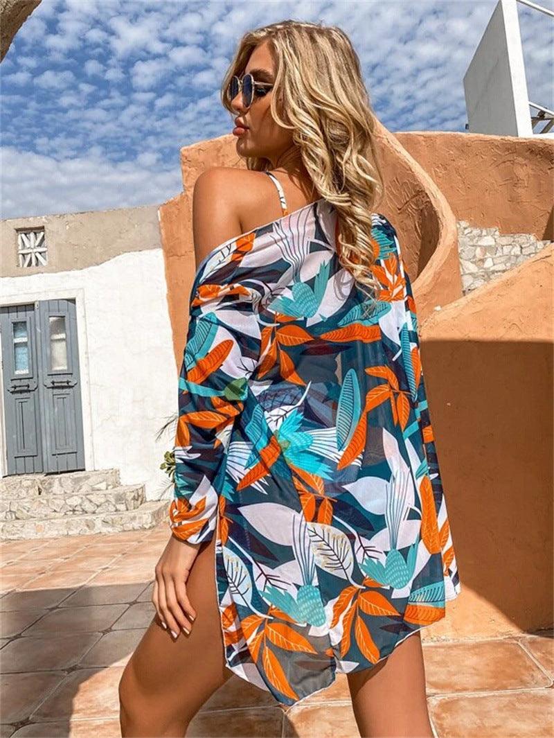 Women's Fashion Popular Print Three Piece Swimwear - Elite Essence Store